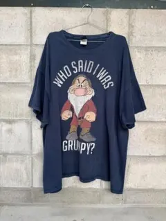 ディズニー Grumpy Tシャツfruit of the loom 90s - メルカリ