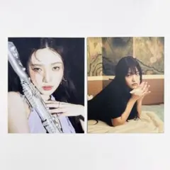 REDVELVET レドベル ジョイ イェリ chillkill ポストカード