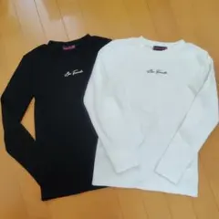 ラブトキシック 長袖 140㎝ 2枚セット 白 黒