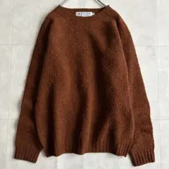 GLR別注 John Tulloch ウールニット 茶 38 スコットランド製