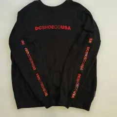 DC SHOE CO USA ブラック スウェット トレーナー　L/GG