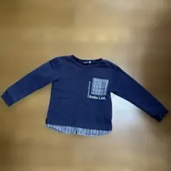 BeBe LAB. ネイビー 長袖トレーナー 110 記名あり