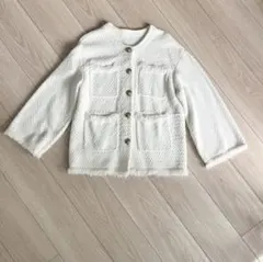 【新品未使用】Arpege story / フラッフィーブルゾン 白 アルページュストーリー フラッフィー ブルゾン ホワイト - メルカリ