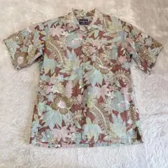 LEVI’S 90s リーバイス オールドボヤージュ 半袖アロハシャツ 総柄 花のサムネイル