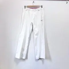PUMA プーマ ゴルフ ホワイト ストレートパンツ メンズ M