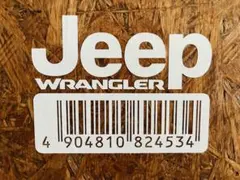 ジープ ラングラー　ステッカー　Jeep wrangler バーコードステッカー