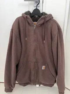 Carhartt フード付きジッパー L ブラウン