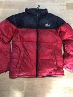 CAMP7 ナイロンジャケット レッド/ブラック 150