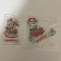 シルバニアファミリー 赤ちゃんアクリルキーチェーン シマネコ ハスキー
