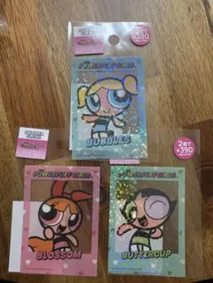 パワーパフガールズ ホログラムステッカー3枚セット サンキューマート