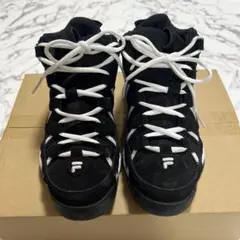 ［希少］FILA スパゲティ　ハイカットスニーカー ブラックホワイト26.0cm