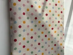 カラフルドット柄 綿生地