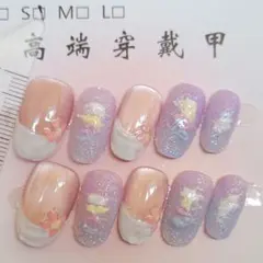 ネイルチップ　ショート　オーバル　Sサイズのサムネイル