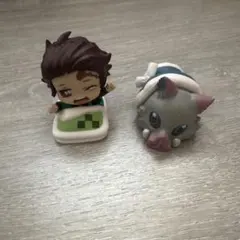 鬼滅の刃 ガチャ ミニフィギュア 2体セット おねむたん