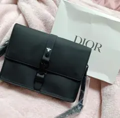 Christian Dior ショルダーバッグ メンズ クラッチバッグ ブラック