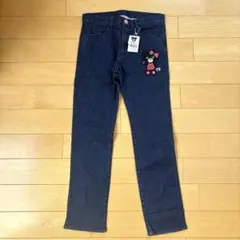 新品タグ付き　ミキハウス　ダブルビー　デニム　長ズボン　150サイズ