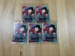 ワンピース1番くじ　プロモカード5台セット