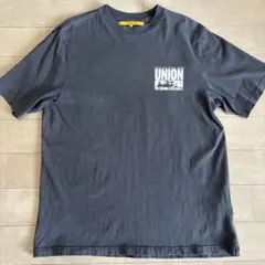 UNION Tokyo Tシャツ Mサイズ　フェードブラック　美中古のサムネイル
