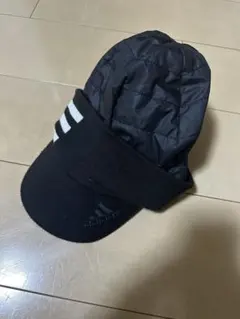 adidas クッションキャップ ブラック フリーサイズ