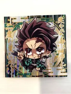 鬼滅の刃 ディフォルメシール ウエハース8 其の八　スーパーレア　竈門炭治郎