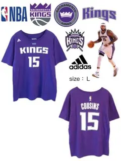 NBA　Sacramento Kings　Cousins　15　L　紫　US古着