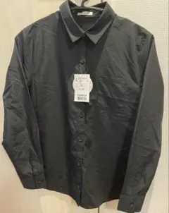 【新品タグ付き】CINEMA CLUB シャツ ブラウス 黒 Mサイズ【激安】