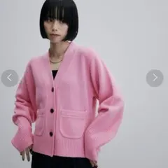 新品タグ付 ADAM ET ROPE' ウールカシミヤカーディガン