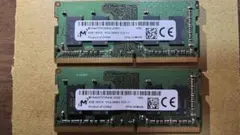 4GB DDR4 PC4-2666V 2枚セット