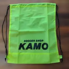 KAMO メッシュ地バッグ ナップサック イエローのサムネイル