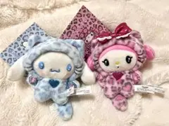 サンリオ ギャルネコ マスコットホルダー マイメロディ＆シナモロール