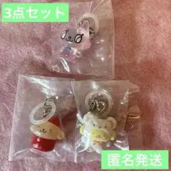 サンリオめじるしアクセサリー　ポムポムプリン　ピコ　ふわふわスノー　いちご