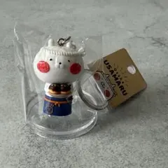 ご当地うさまる　フィギュアキーホルダー　大阪　たこ焼き