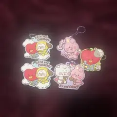 BT21ぷっくりラバーキーホルダー