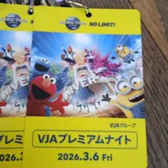ユニバーサルスタジオジャパン 貸切 チケット VJAプレミアム