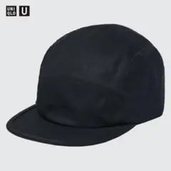美品　完売品　UNIQLO U ブロックテックジェットキャップ　2023ss 黒