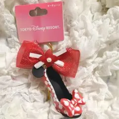 ミニーマウス ハイヒール キーチェーン