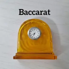 Baccarat バカラ クリスタル 置き時計 高級インテリア 透明感 美品
