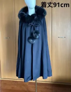 極美品 ヴィヴィアンウエストウッド ポンチョ ケープ カシミヤ Sサイズ