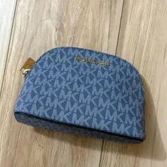 MICHAEL KORS デニムブルーポーチ