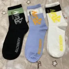 メンズ ソックス 3足セット RUN MACHINERY 25〜27cm