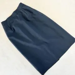 ポールスミス ウーマン 毛混 シンプルタイトスカート ブラック系 Mカジュアル