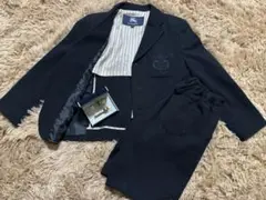 【美品】Burberry キッズスーツ セットアップ120cm (ネクタイピン付