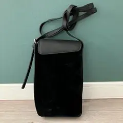 the dilettante ディレッタントショルダーバッグ スウェード メンズ