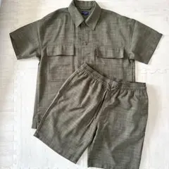 【美品】BACK NUMBER メンズ半袖半ズボン　セットアップ　Mサイズ