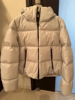 Herno フード付きダウンジャケット ライトグレー