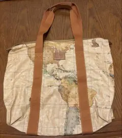 プリマクラッセ 地図柄大きめトートバッグ