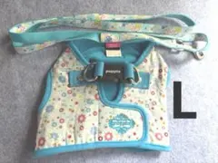 PUPPIA 犬用ハーネス リードセット 花柄 Lサイズのサムネイル