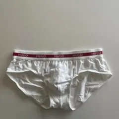 HUGO ヒューゴ　メンズビキニ　M(S) ホワイト　白ブリーフ　男性インナー