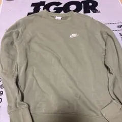 nike グリーン　スウェット