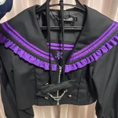 トラバス セーラーフリルセットアップ紫 Mサイズ